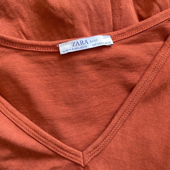 ZARA BASIC Front Tie Dress - Picture 7 of 7